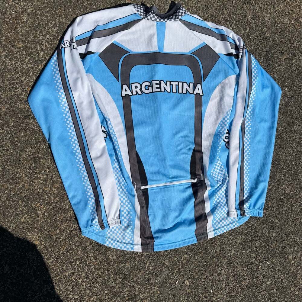 Bike Way Mountain Argentina Long Sleeve Cycling Jersey